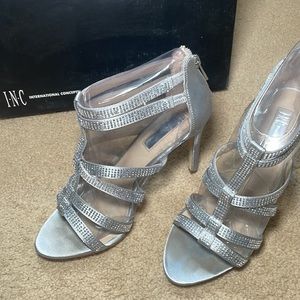 INC bedazzled heels